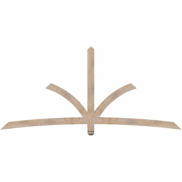 Ekena Millwork Davenport Smooth Timber Gable Bracket, Douglas Fir, 96"W x 44"H x 3 1/2"D x 3 1/2"F, 11/12 Pitch GBW096X44X0404DAV00SDF - main